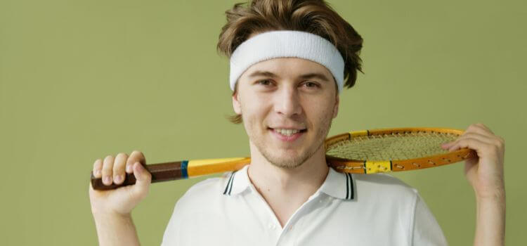 How to wear a thin sports headband for guys
